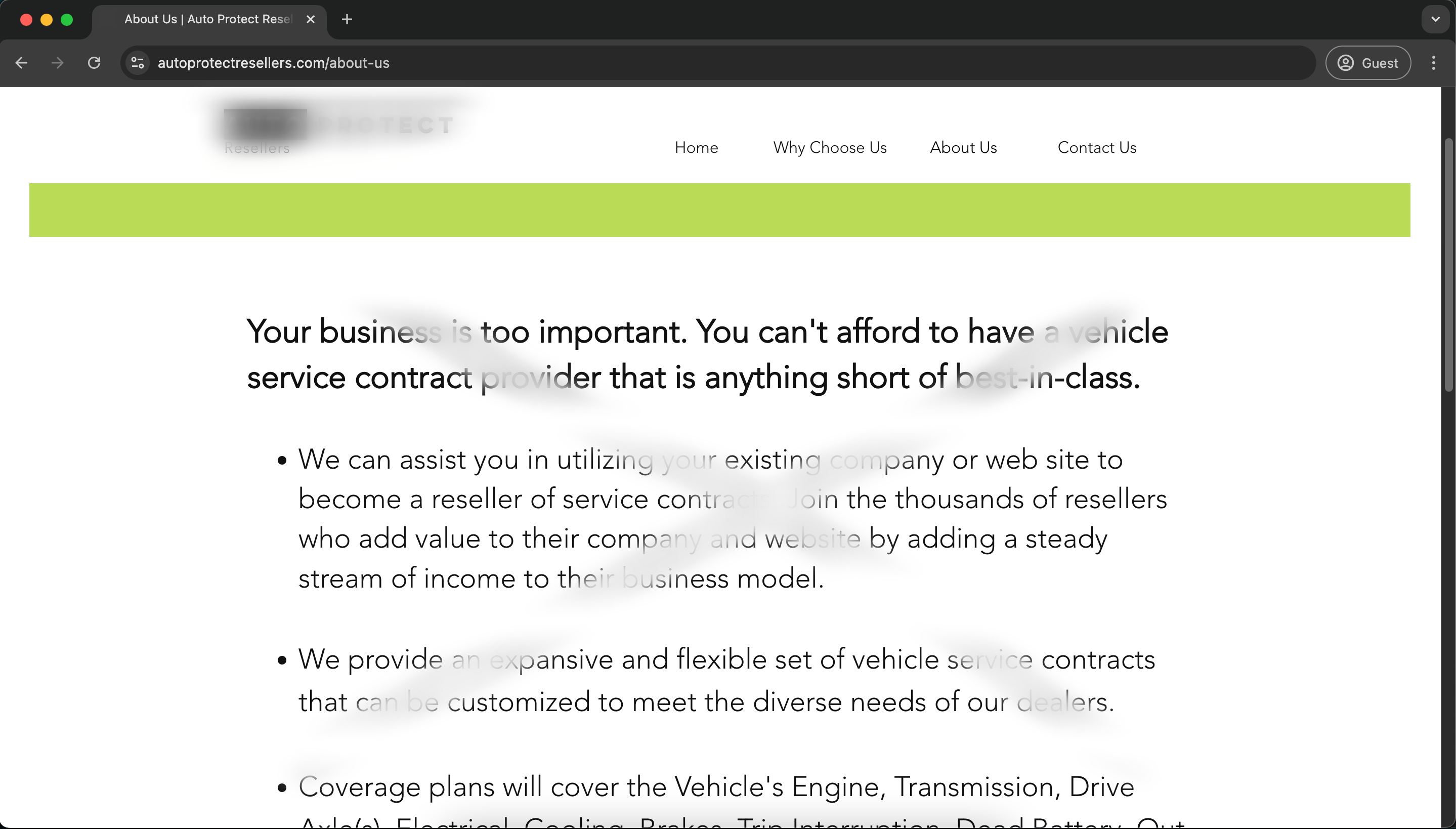 Auto Protect Resellers About