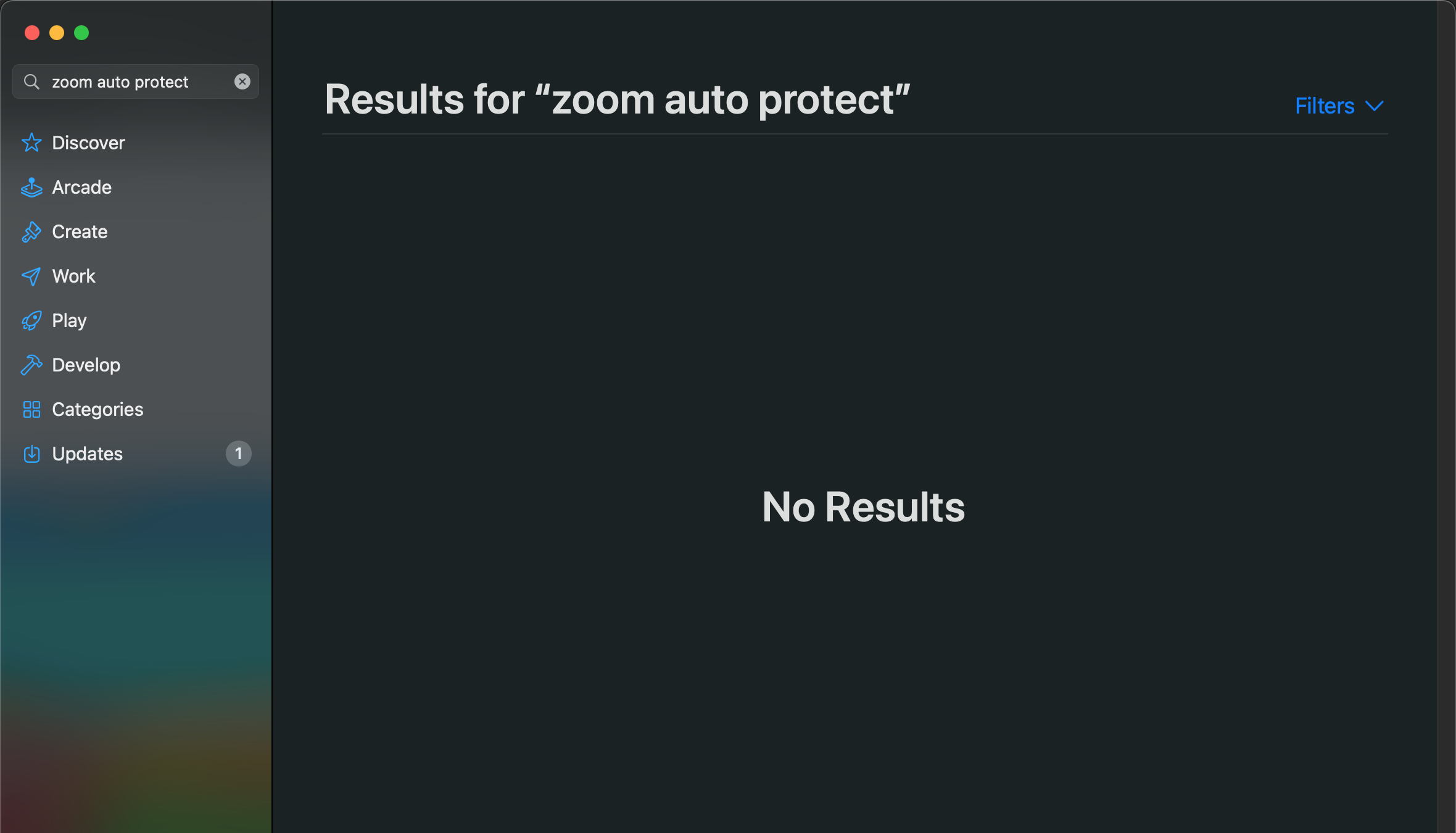 Apple Store - No Zoom Auto Protect App