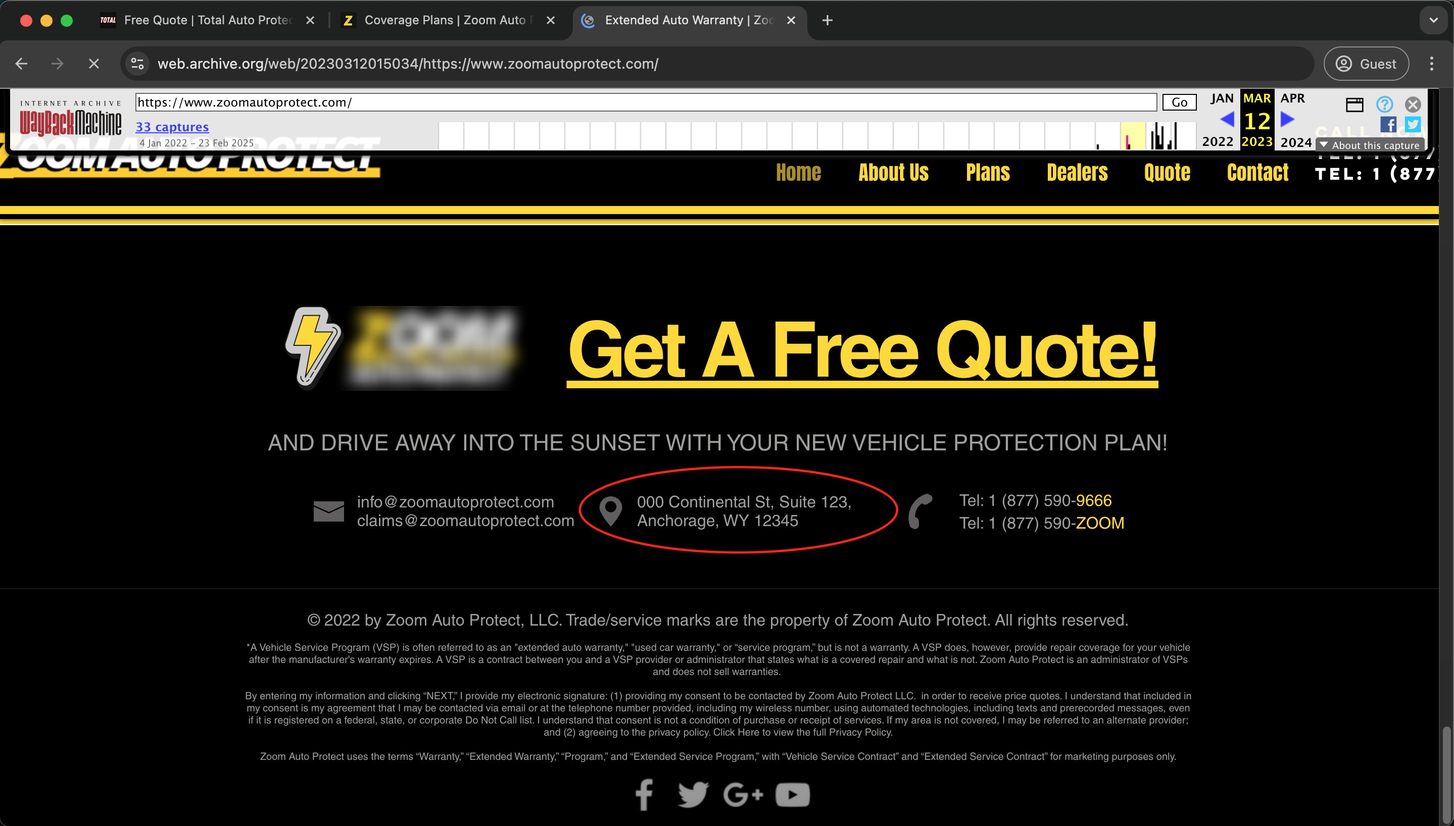 Zoom Auto Protect Unfinished Website 03/12/2023